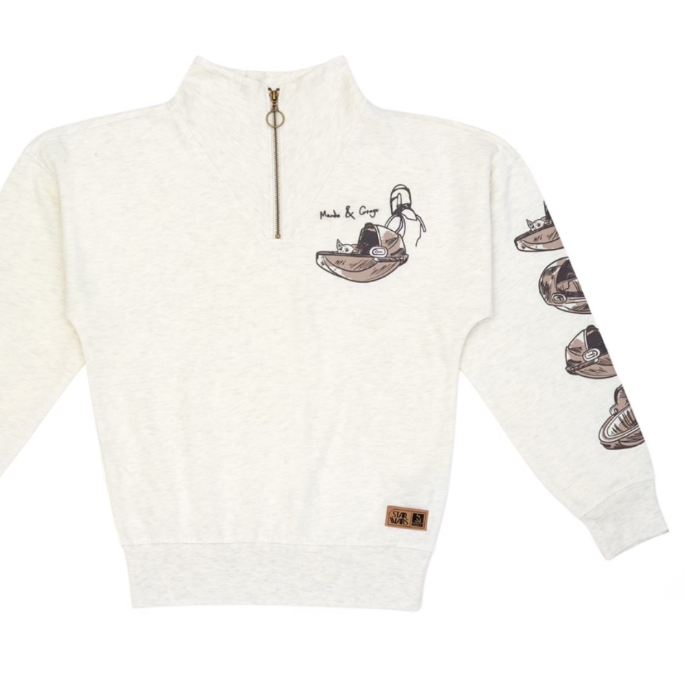 Disney Store Grogu, The Mandalorian Concept Art Women's Zip-Up Sweatshirt